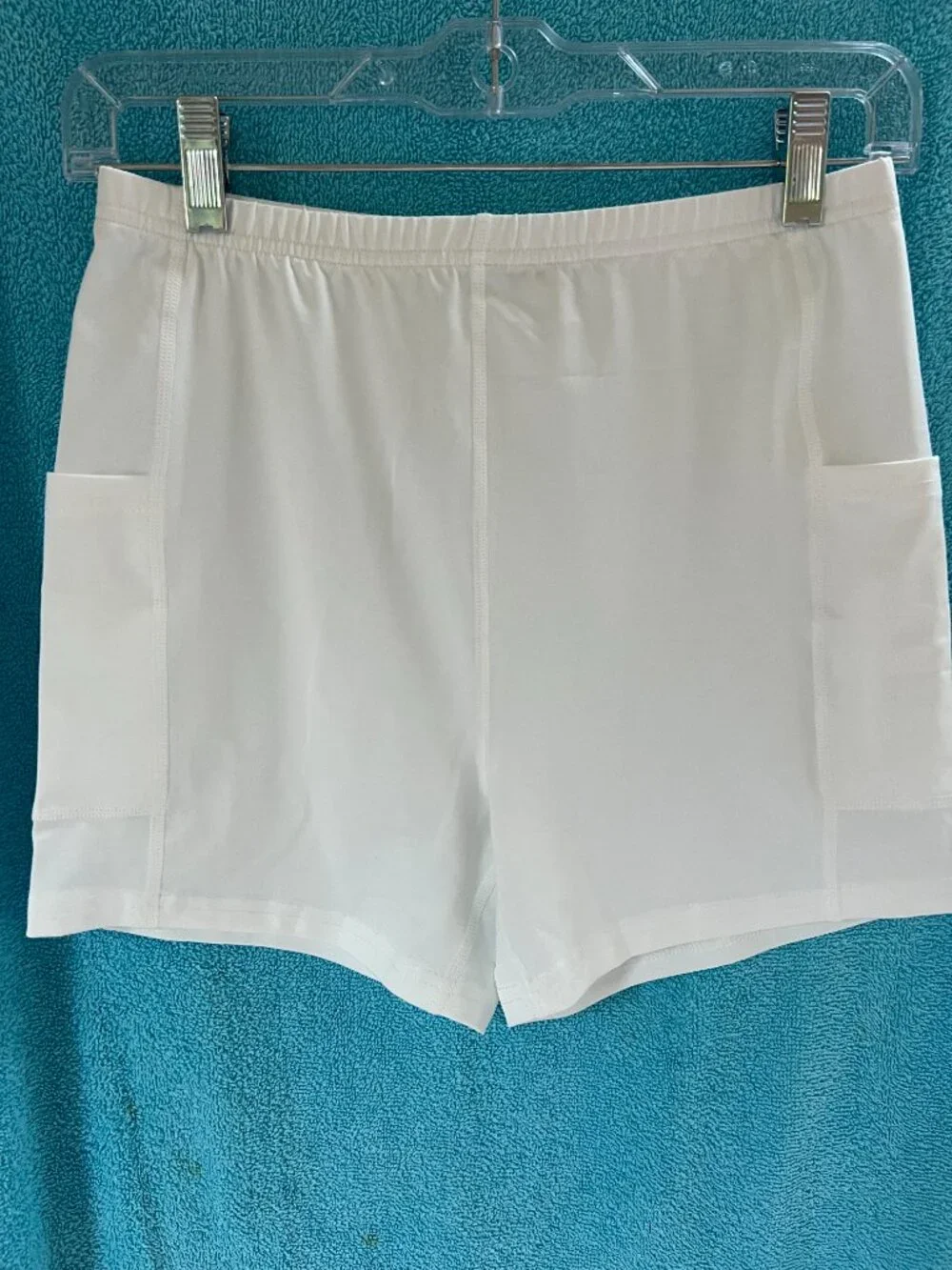 WBQ White Tennis Dress w/ Shorts | Pleated - Picture 9 of 9
